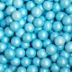 Crispy Chocolade ballen baby blauw 100g. 